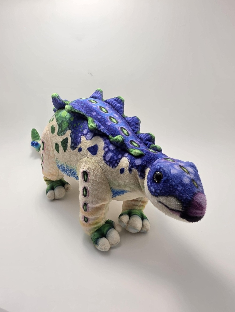 Vintage Wild Republic Stegosaurus Dinosaur Stuffed Animal Soft Plush (13 inch)